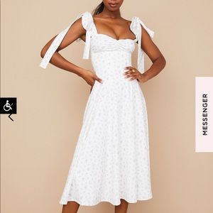 house of cb tie strap dress